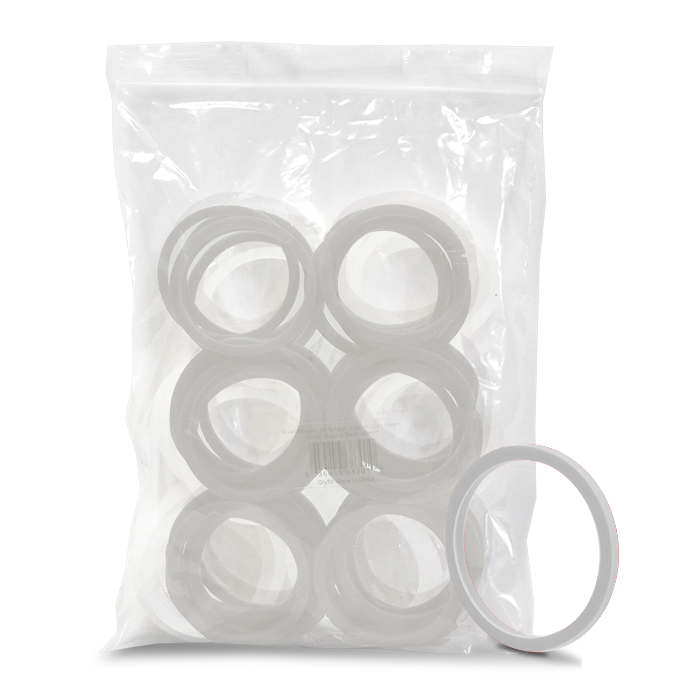 Guardhouse Slab Insert Silver Round 39mm Bulk 50 Pack - Silicone