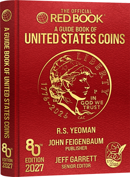 Limited Edition 2027 Red Book Price Guide of United States Coins, 80th Anniversary, KIVAR Hardcover