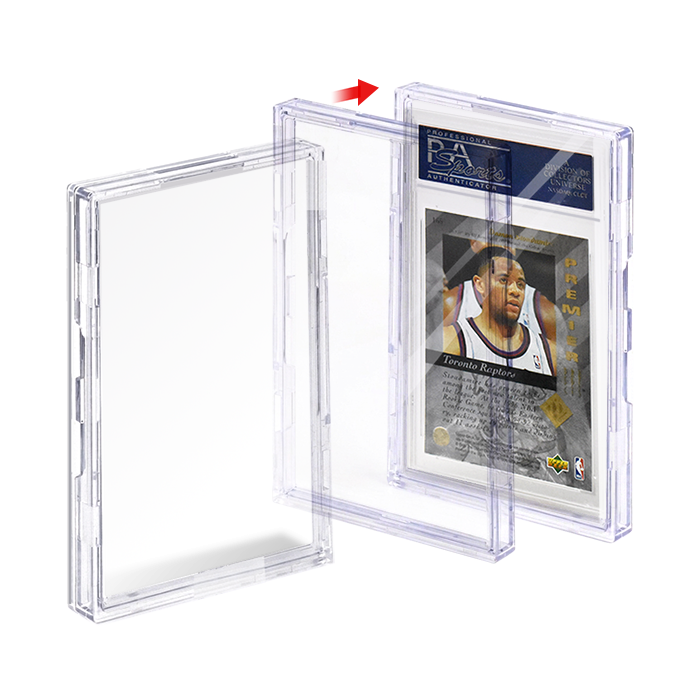 Plastic Snap Case Graded Card Holder for PSA - Friction-Fit- 1 Slab
