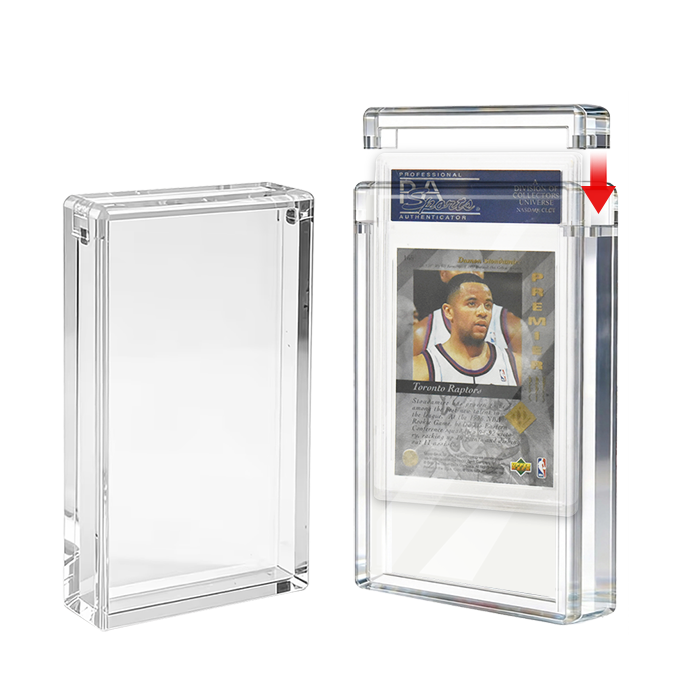 Acrylic Graded Card Holder for PSA - Magnetic Lid - 1 Slab