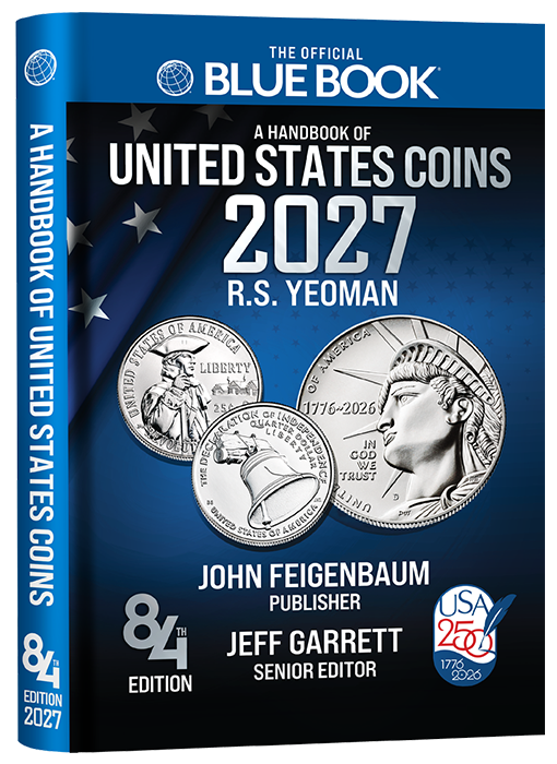 FUTURE RELEASE - Whitman 2027 Official  Blue Book - Handbook of US Coins - Hardcover