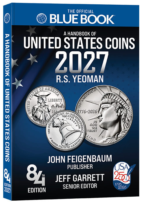 FUTURE RELEASE - Whitman 2027 Official  Blue Book Handbook of US Coins - Paperback