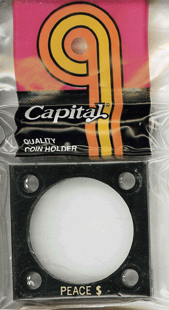 Capital Plastics 144 Coin Holder - Peace Silver Dollar