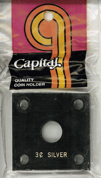 Capital Plastics 144 Coin Holder - 3 Cent Silver