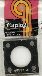 1 oz Maple Capital Plastics Coin Holder 144 Type Black 2x2