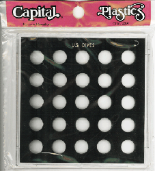 Dimes Capital Plastics Coin Holder Black Galaxy