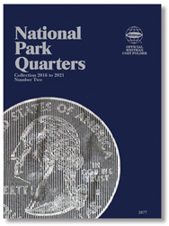 Whitman National Park Quarters Folder 2016 - 2021