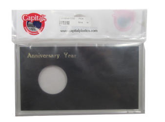 Anniversary Silver Eagle Capital Plastics Coin Holder Black Meteor