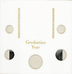 Graduation Year Capital Plastics Coin Holder White Galaxy Galaxy