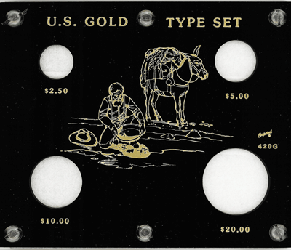 U.S. Gold Type Set  5x6