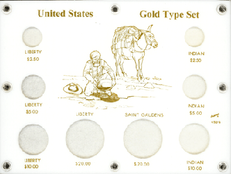 U.S. Gold Type Set  6x8