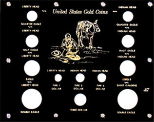 Capital Plastics U.S. Gold Type Set  8x10 U.S. Gold Type Set , Capital, 460G