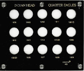 Indian Head Quarter Eagles  5x6