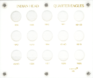 Indian Head Quarter Eagles  5x6