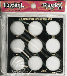 U.S. Silver Eagle Year Set 2004-2012 Galaxy