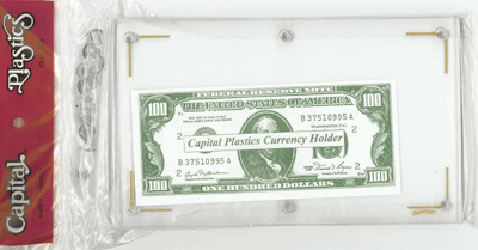 Modern U.S. Currency Holder 4.5 x 7.5