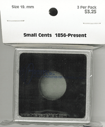19 mm 2x2 Coin Holder Intercept Shield 3 Pack 19mm