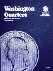 Whitman Washington Quarters Coin Folder 1988 - 1998