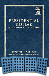 Whitman Presidential Dollar Commemorative Folder P&D 2007 - 2016