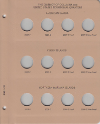 Statehood Quarters DC & Territories with proof Replacement Page 2