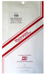 Showgard Stamp Mounts 105x264mm Clear