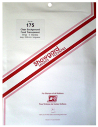 Showgard Stamp Mounts 175x264mm Clear