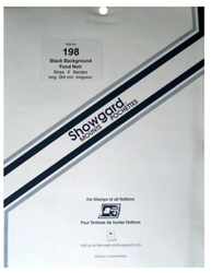 Showgard Stamp Mounts 198x264mm Black