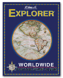 Explorer Stamp Album by HE Harris