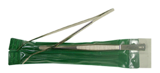 Showgard Angled Tip Stamp Tongs - 6"
