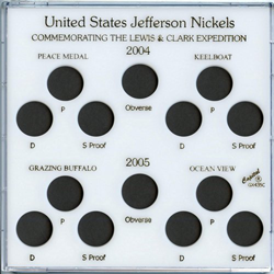 Capital Plastics US Jefferson Nickels- Commemorating the Lewis & Clark Expedition US, Jefferson Nickels, Commemorating the Lewis & Clark Expedition, GX435C