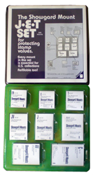 US2 - Showgard Cut Style Mounts w-Tray-8 Sizes US2 - Cut Style with Tray-8 Sz, US2, stamp supplies, stamp mounts, showgard mounts, coinsupplyexpress