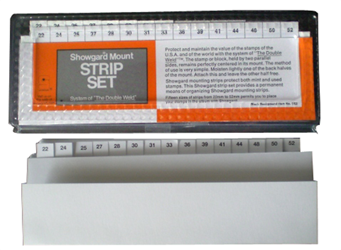 US3 - Showgard Strip Style Mount w/Tray-No.22 thru 52 US3 - Mount Strip Style w/Tray-No.22 thru 52, US3