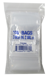 Zip Lock Bag - 3x4