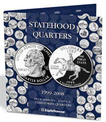 Lighthouse State Quarters Folder with DC & Territories