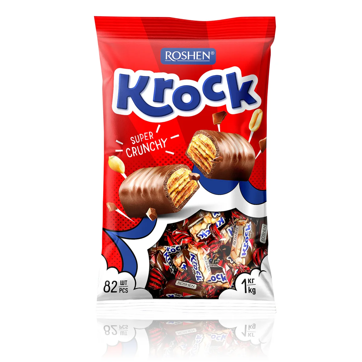ROSHEN Бонбони с фъстък кроск 1кг