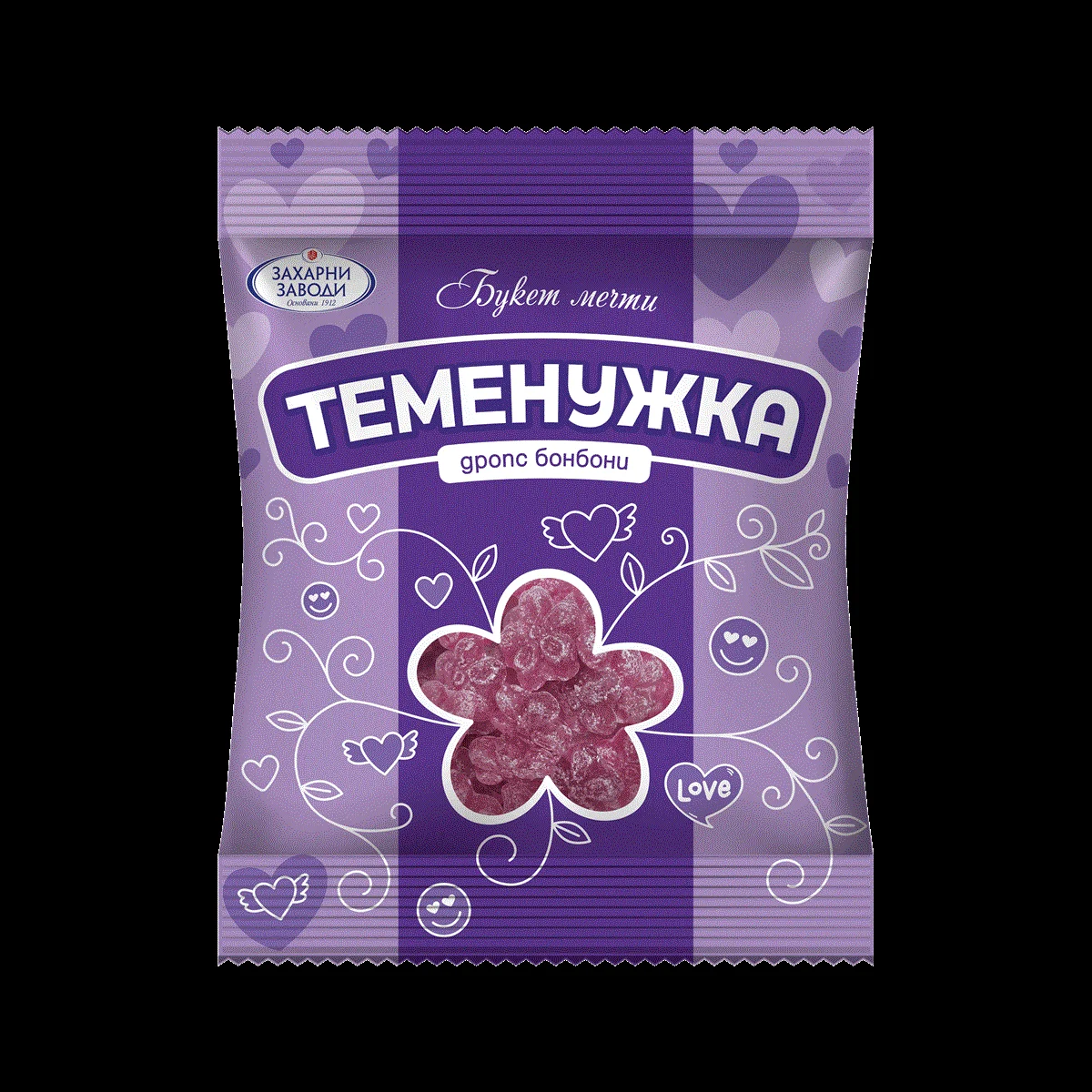ЗАХАРНИ ЗАВОДИ Бонбони теменужки 90г
