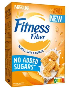 Nestle Fitness Зърнена закуска мед & фибри 310 г