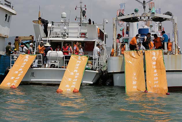 【CSR環境教育】海陸齊心　種苗放流、淺山保育－金門水試所、臺北動物園