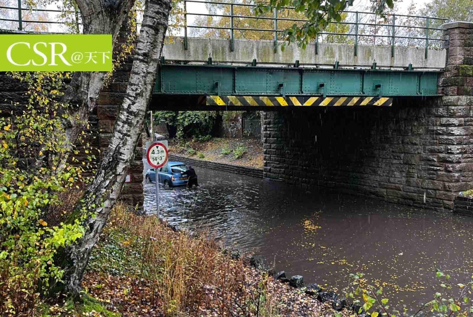 汽車泡水、火車減班，暴雨襲格拉斯哥　這場受氣候變遷影響的氣候峰會能讓世人警醒？ - CSR@天下