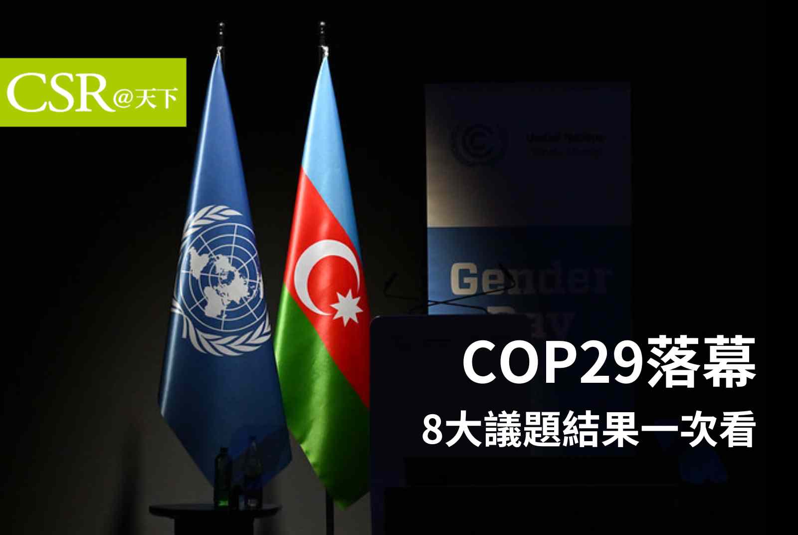 為什麼COP29被稱為「金融氣候峰會」？