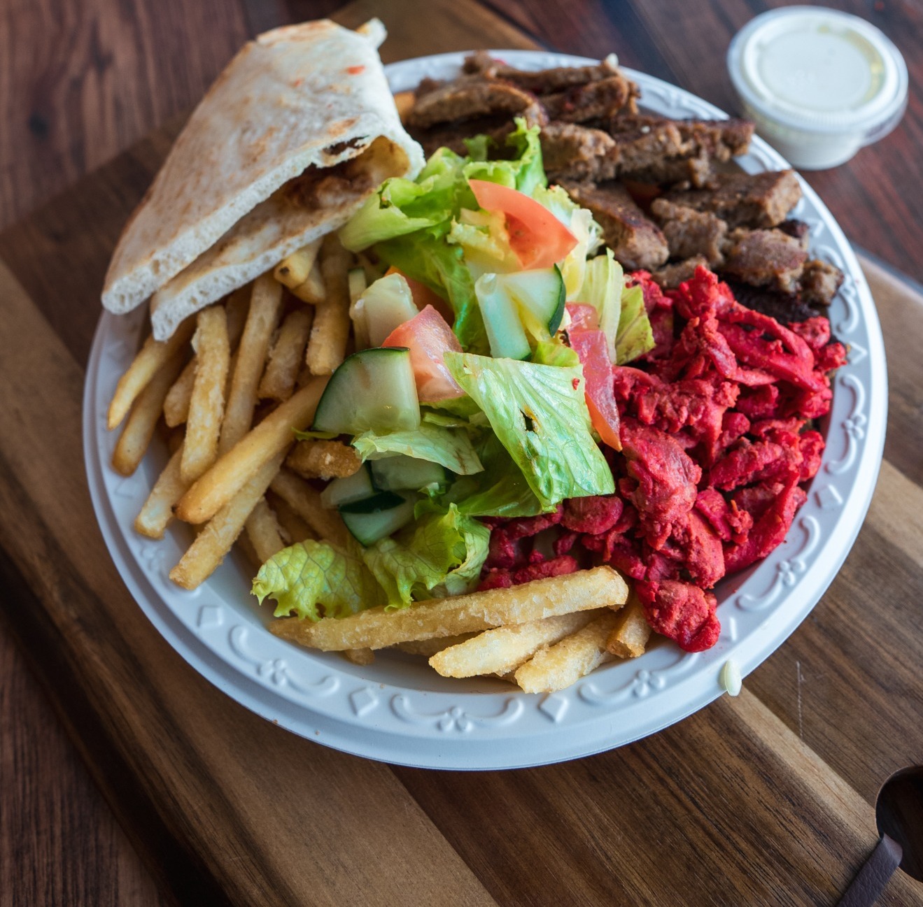 Mixed Chicken and Beef Platter 