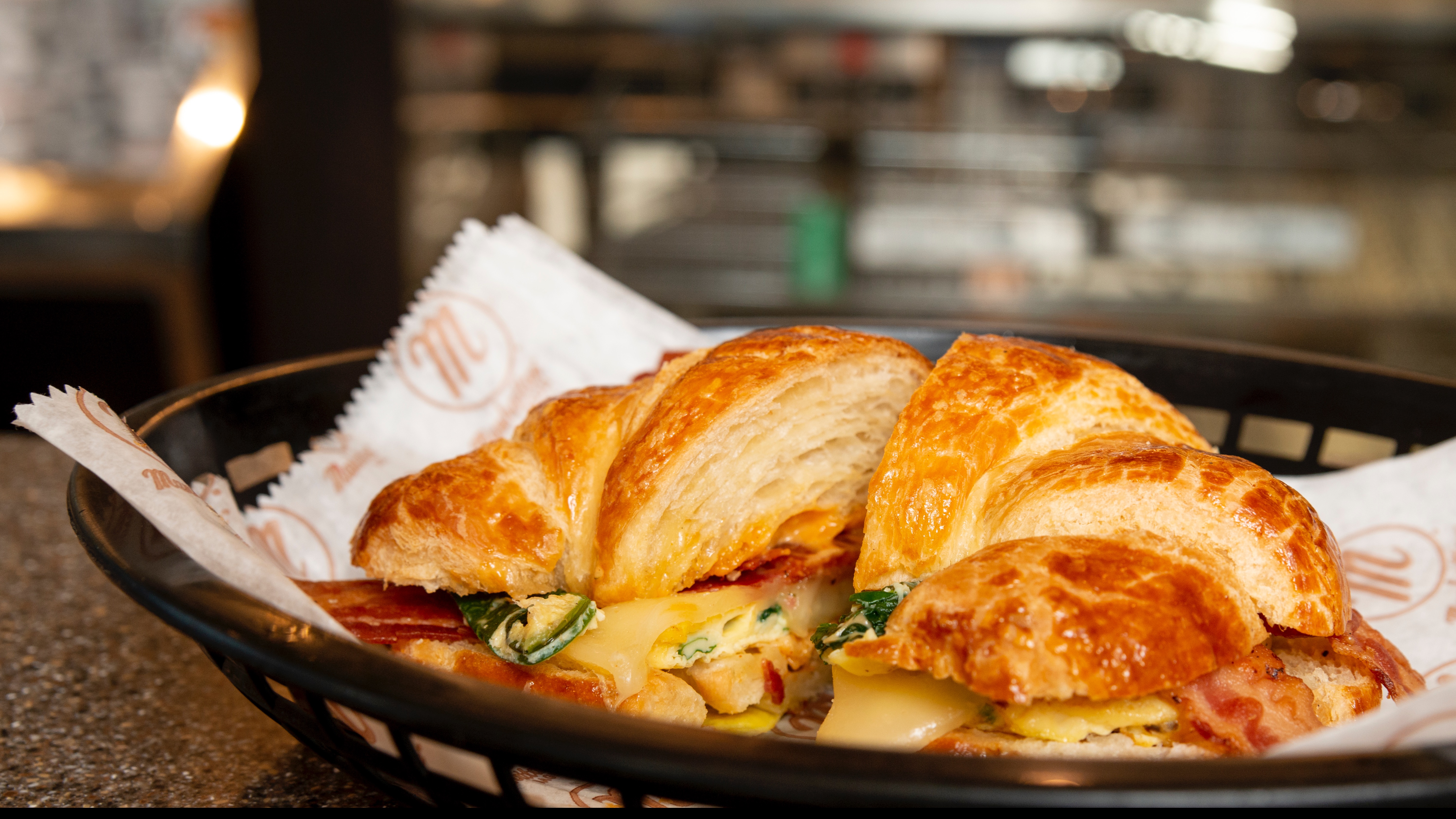 Spinach Bacon Croissant