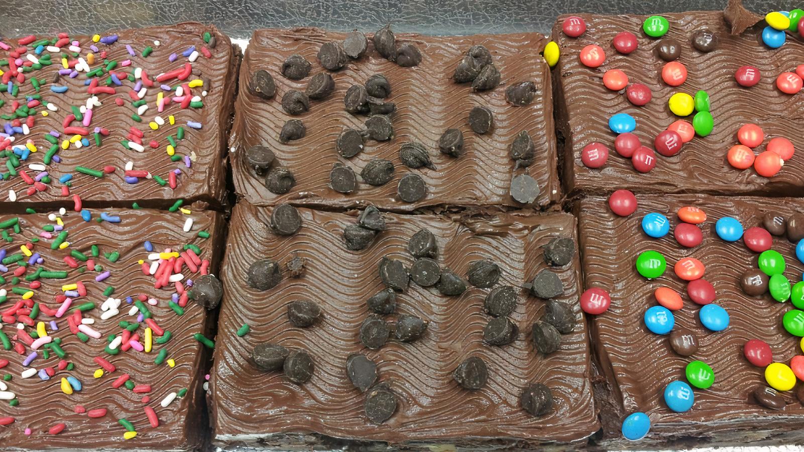 Fresh Homemade Brownies.