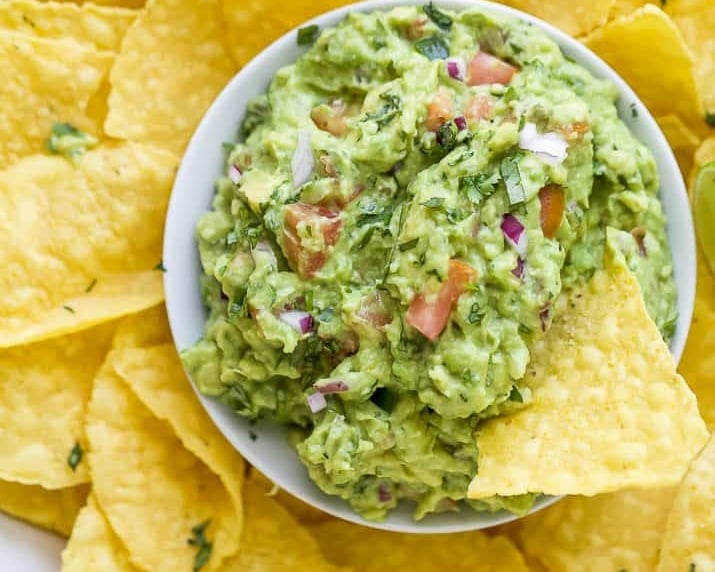Guacamole dip (no chips).