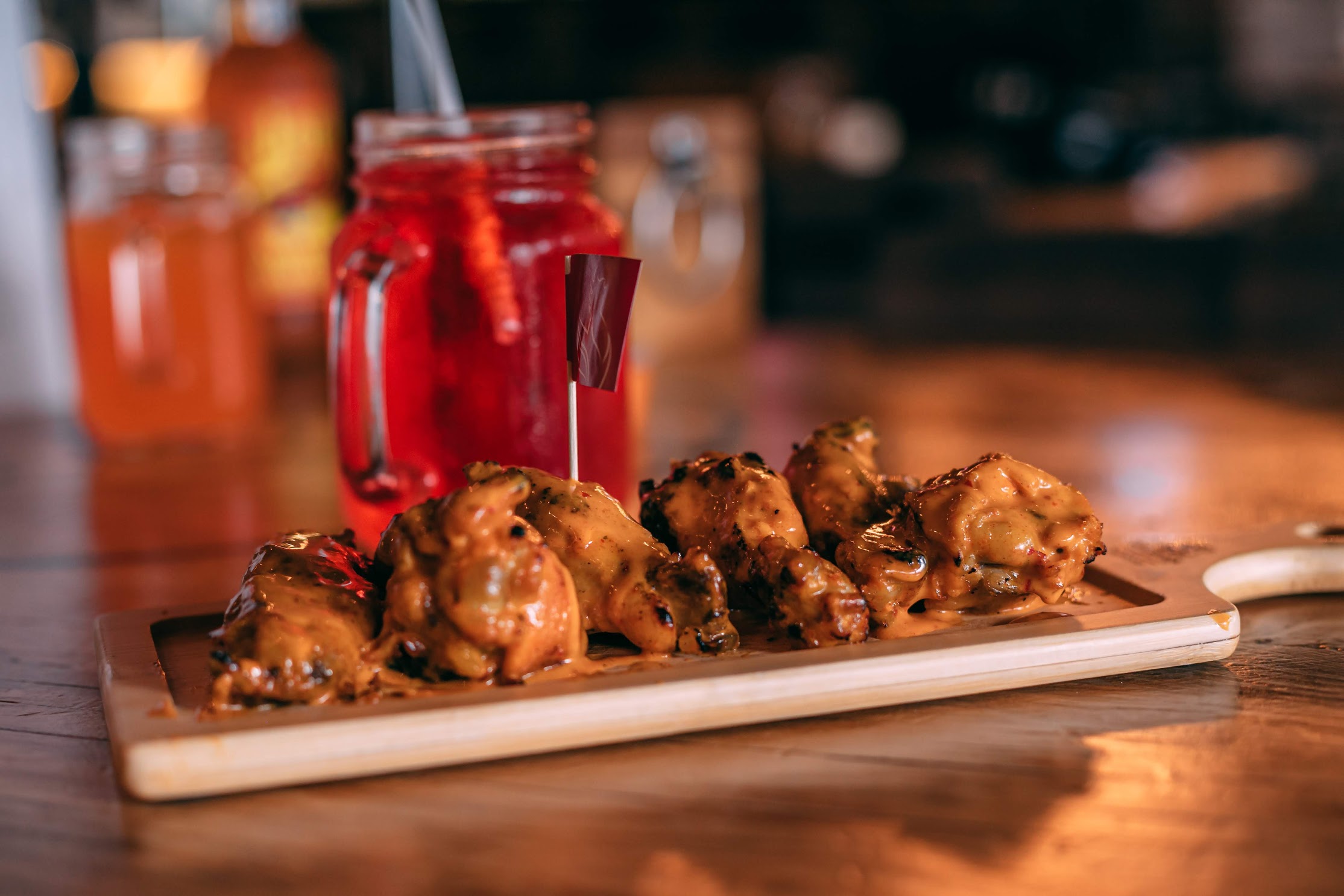 *6 Peri Wings.