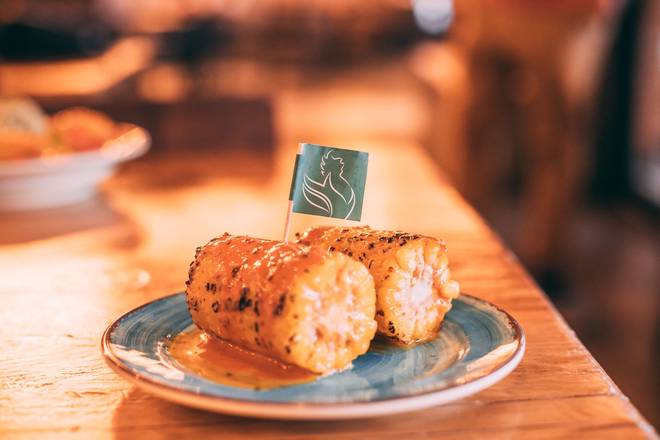 *Flame-Grilled Corn On The Cob.