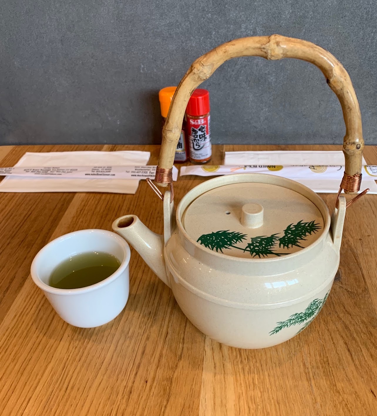 Japanese Hot Tea.