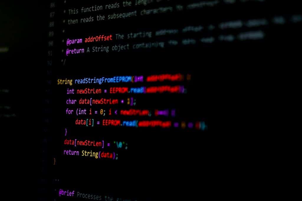 Code displayed on a dark terminal-style screen.