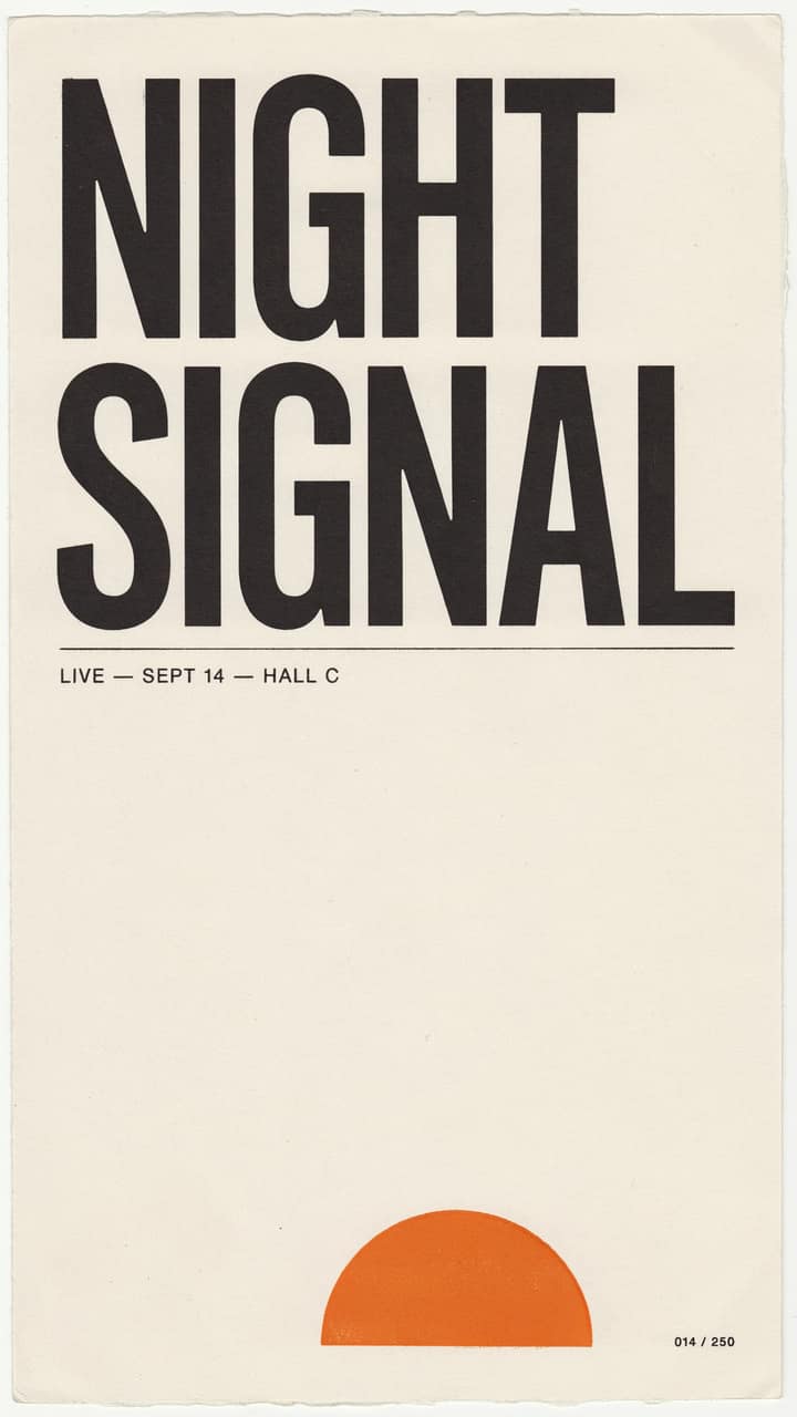Typographic poster sample generated with Ideogram 4.5