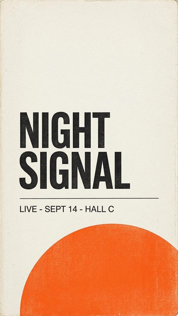 Typographic poster sample generated with MAI-Image 2.6 Flash